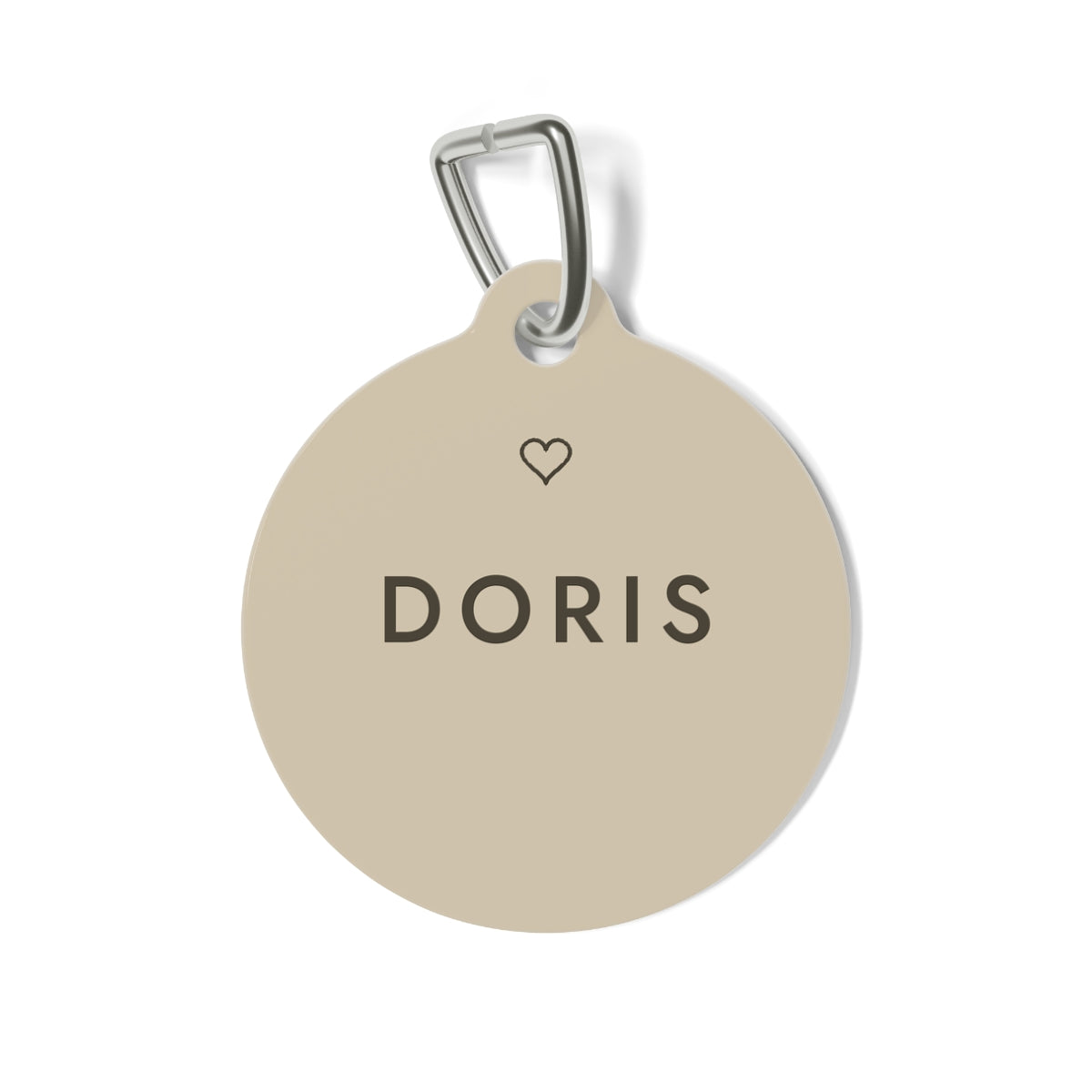 Namnbricka i Havre med namnet Doris
