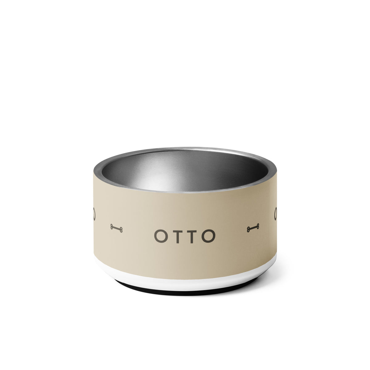 Matskål i Havre med namnet Otto och ben
