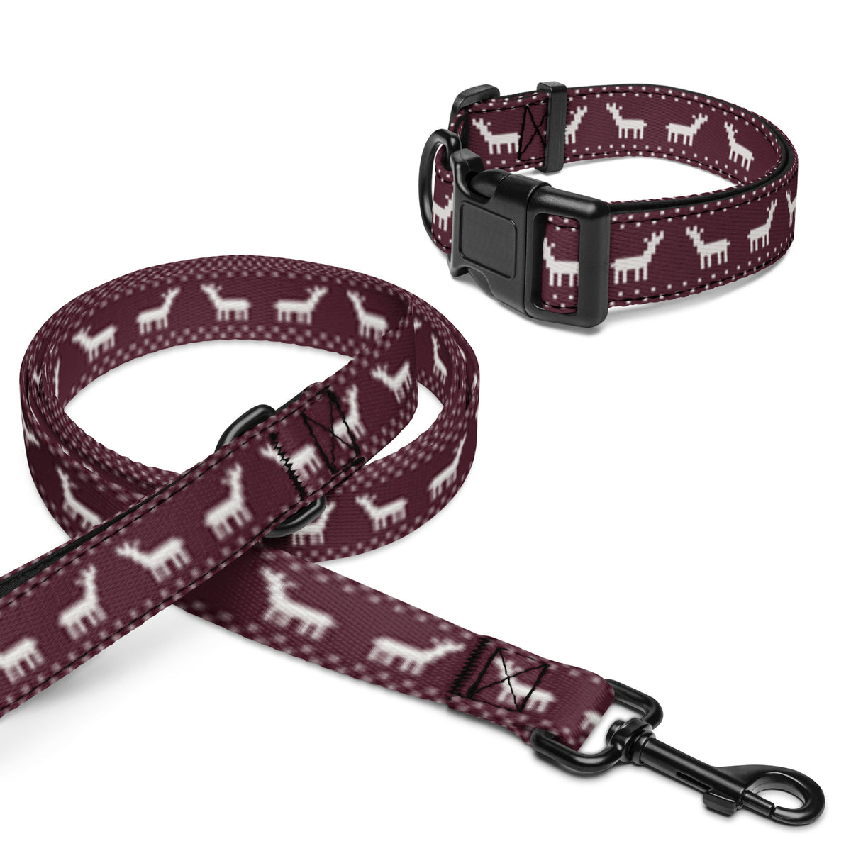 Julset med halsband och koppel i Glögg
